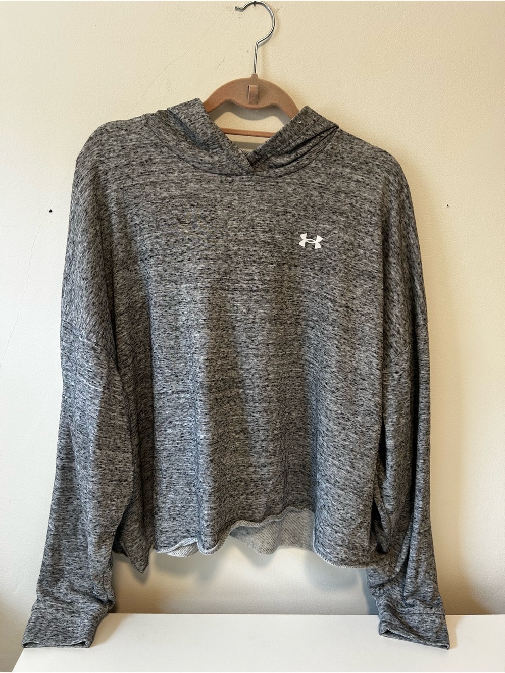 Under Armour Gray Heather Women's Lightweight Hooded Sweatshirt